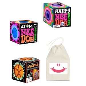 Nee-Doh 3Stress Balls, Squishy, Squeezy, Streachy. Atomic Happy Snappy M…